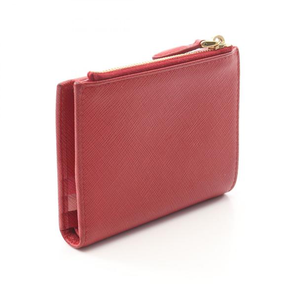 Prada Saffiano Leather Red Wallet - Picture 1 of 8